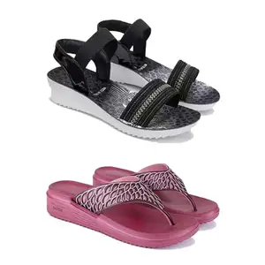 Women's Comfortable Sandal,Casual Lightweight Sandal for Everyday Wear | (Combo 2)-1931-1886-8-EURO-39