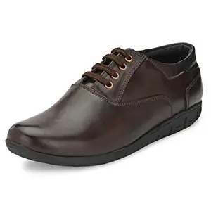 Chadstone Men Brown Formal Shoes-9 UK (43 EU) (CH 24)