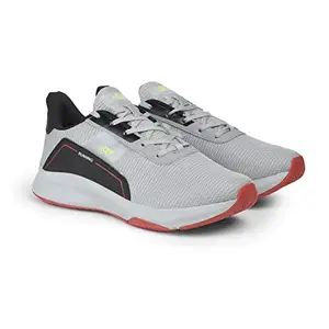 JQR Active/L.GRY-BLK/6-Men's Sports Running Shoes