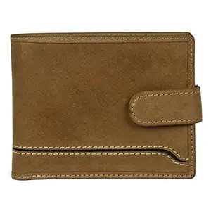 Leatherman Fashion LMN Men Tan Genuine Leather Wallet