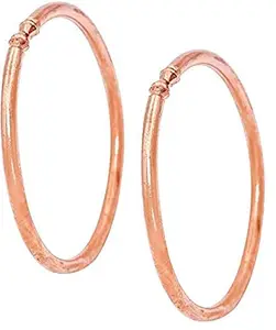 REBUY Copper Adjustable Kada Bracelet Free Size Men & Women (Copper Kada pack of 2)