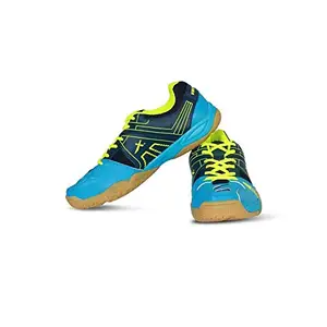 Vector X CS-2040 Badminton Shoes (SkyBlue-Green) (Size-7)