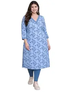 Jevi Prints Women's Cambric Cotton Printed Kurta
