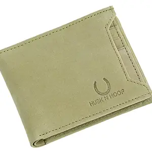 Husk N Hoof RFID Protected Leather Wallet for Men | Mens Wallet Leather | Wallets for Men | Purse for Men | Hunter Green