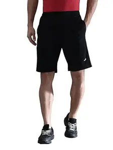 CROCODILE Men Solid Track Shorts | Comfort Fit | Mid Rise | Drawstring Waist | Above Knee Length | Casual Sports Lounge Shorts
