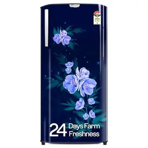 Godrej 180 L 4 Star Turbo Cooling Technology, 24 Days Farm Freshness Direct Cool Single Door Refrigerator (RD EDGENEO 207D THF MP BL, Maple Blue)