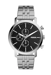 Fossil Luther Analog Black Dial Men's Watch-BQ2328