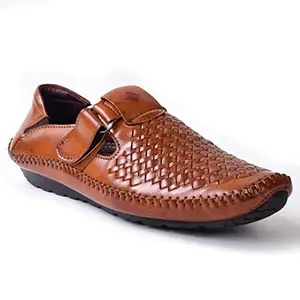 AJANTA Men Tan Sandal JG1121