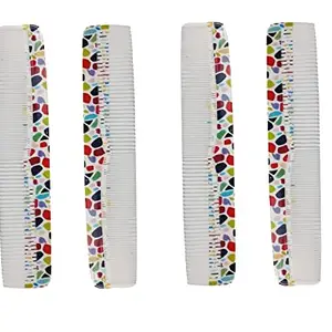 advancedestore Graduated Dressing Comb, 20 cm, multicolor (pack of 4)