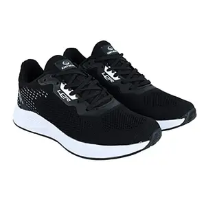 Lancer RAMBO-172BLK-WHT Men's Black Sports & Outdoor Running Shoes