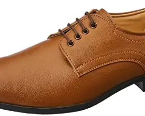 Bata Mens Magnus E Brown Uniform Dress Shoe