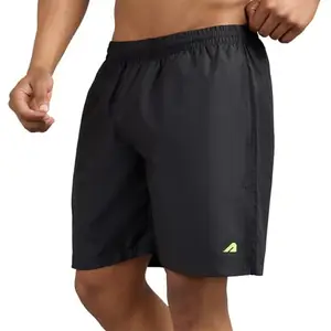 Boldfit Swimming Shorts for Men Stretchable Fit Swimming Trunks, Adjustable Quick-Drying Swim Shorts, Breathable Swimwear – Black