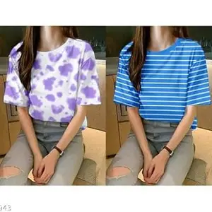 Trendy Women’s T-Shirt – Soft, Stylish, and Comfortable Tee for Everyday Fashion and Casual Wear Design No SH-P3109-XL