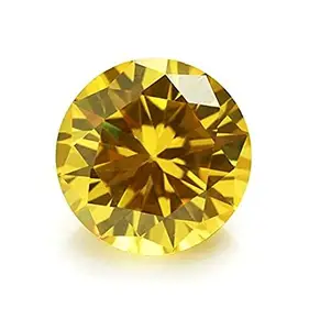 Everything Gems 13.25 Ratti 12.50 Carat Zircon Yellow Cubic Zircon (Jarkan) Premium Natural Gemstone for Men and Women Ring Pendant