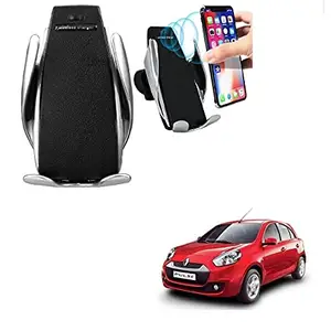 Kozdiko Car Wireless Car Charger with Infrared Sensor Smart Phone Holder Charger 10W Car Sensor Wireless for Renault Pulse