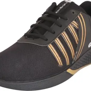 Stylish Men Mesh Shoes | Shoes for Mens | Lightweight & Comfortable | Casual/Walking/Running/Gym (10 UK, Red)