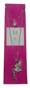Generic MAGICLE Angel Silver Pendant with Diamonds Black Friday Sale Black Friday Sale Offer Cyber Monday Sale Offer Black Friday Sale Price Cyber Monday Sale Price