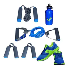 Gowin Bright Blue/Green Size-6 With Verified Training Set Vf-1027