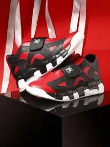 WOAKERS Men's Synthetic Leather Comfortable & Stylish Casual Shoes (Red, 7) (HR-005)