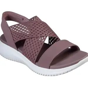 Skechers Womens Ultra Flex - Neon Star Flip Flop | (32495Id-Mve_5), Mauve