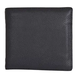 Leatherman Fashion LMN Genuine Leather Black Unisex Wallet(11 C Slot)