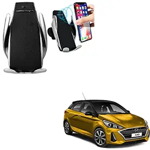 Kozdiko Car Wireless Car Charger with Infrared Sensor Smart Phone Holder Charger 10W Car Sensor Wireless for Hyundai Elite I20 2020