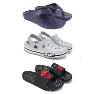 DRACKFOOT Men's Sandals | Lightweight Wear| Stylish & Easy to Wear For Men'S GRT-SAN-(3-COMBO)-3153-3016-3034-10