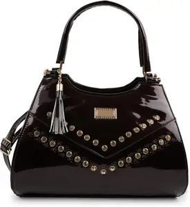 REEDOM FASHION PU::Artificial Leather Handbag for Women (Brown) (RF1064)-BZ