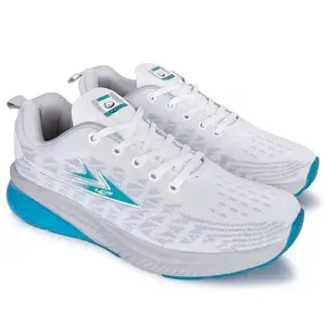 Lancer Mens RAMBO-193WHT-CGRN White Running Shoe, 10