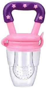 KINDAR CARE Baby's Silicone Plastic Feeding Bottle | Pink | Pack of 1 | 10 Ml