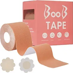 A K Boob Tape Breast Lift Tape for Contour Lift & Fashion | Boobytape Athletic Tape for Breasts | Body Tape for Lift & Push up in All Clothing Fabric Dress Types