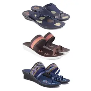 sandal for Women's,slip-ons,quality casaul sandals for Women's PCV-SAN-(3-COMBO)-1973-1990-1953-5