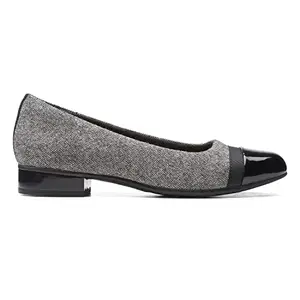 Clarks Women's Juliet Monte Black TweedCombi Slip On Shoes-3.5 UK (26154335
