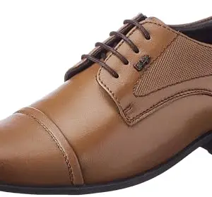 Lee Cooper Men's LC6213E Leather Formal Shoes_Tan_41