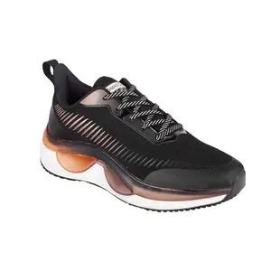 Sspoton Sspot On Men's Black Copper Lightweight Flying Imported Fabric with Phylon Sole Lace Up Running Shoes_10UK