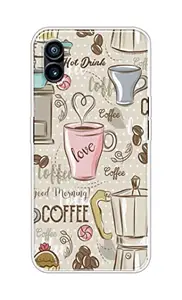 The Little Shop Designer Printed Soft Silicon Back Cover for Nothing Phone 1 (Morning Coffee)