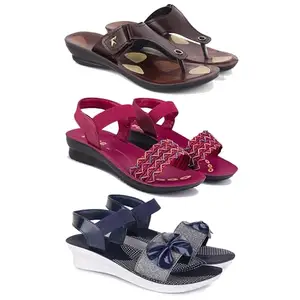Women's Comfortable Sandal,Casual Lightweight Sandal for Everyday Wear | (CBO-2)-1963-1934-1972-5