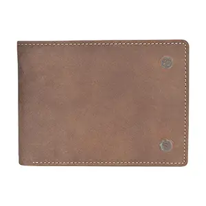 Leatherman Fashion LMN Genuine Brown Tan Leather Unisex Wallet (4 Card Slots)