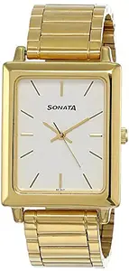 Sonata analog White Dial Men's Watch NM7078YM01/NN7078YM01