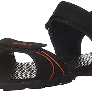 Sparx Men's Black Red Sport Sandal (SS-703)