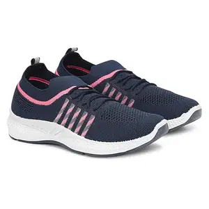 Aqualite Women LSS-302 Shoes, N.Blue/Pink, 7 UK/India