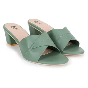 ZAIF women fancy Block heel stylish sandals (NG 77)