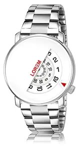 LOREM White Attrective Analog Watch for Men LR106