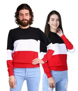 Stylish New Couple Tshirts Dress Hood for Lovers Husband Wife Girlfriend for Anniversary Pre Wedding Maternity Pair of 2 T-Shirt (Men-XXL/Women-XXL, Multicolor)