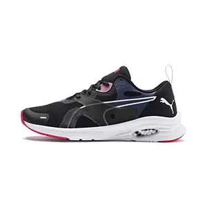 Puma Womens Hybrid Fuego WNS Black-Blue Glimmer-Nrgy Rose Running Shoe - 3 UK (19266305)