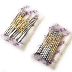 Hookcart 20 Piece Sewing Machine Needles 100/16, HA x 1 Works with All Automatic Sewing Machines (USHA/Singer/Brother) Needle Type :One Side Flat