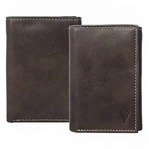 IMPERIOUS - THE ROYAL WAY Olive Leather Men's RFID Blocking Wallet | Gift for Rakshbandha, Rakhi Gifts for Brothers (MKW-2062)
