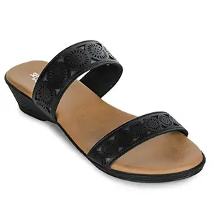 Liberty Women GF-79 Black Slipper-6.5 UK (50042382)
