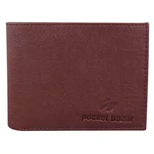 pocket bazar Roll Over Image to Zoom in Men Casual Leather Wallet