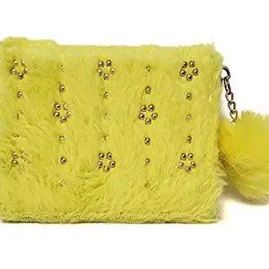 Lassie® Mini Pocket Wallet for Women/Girls (PREPOKFR-1) (Yellow)
